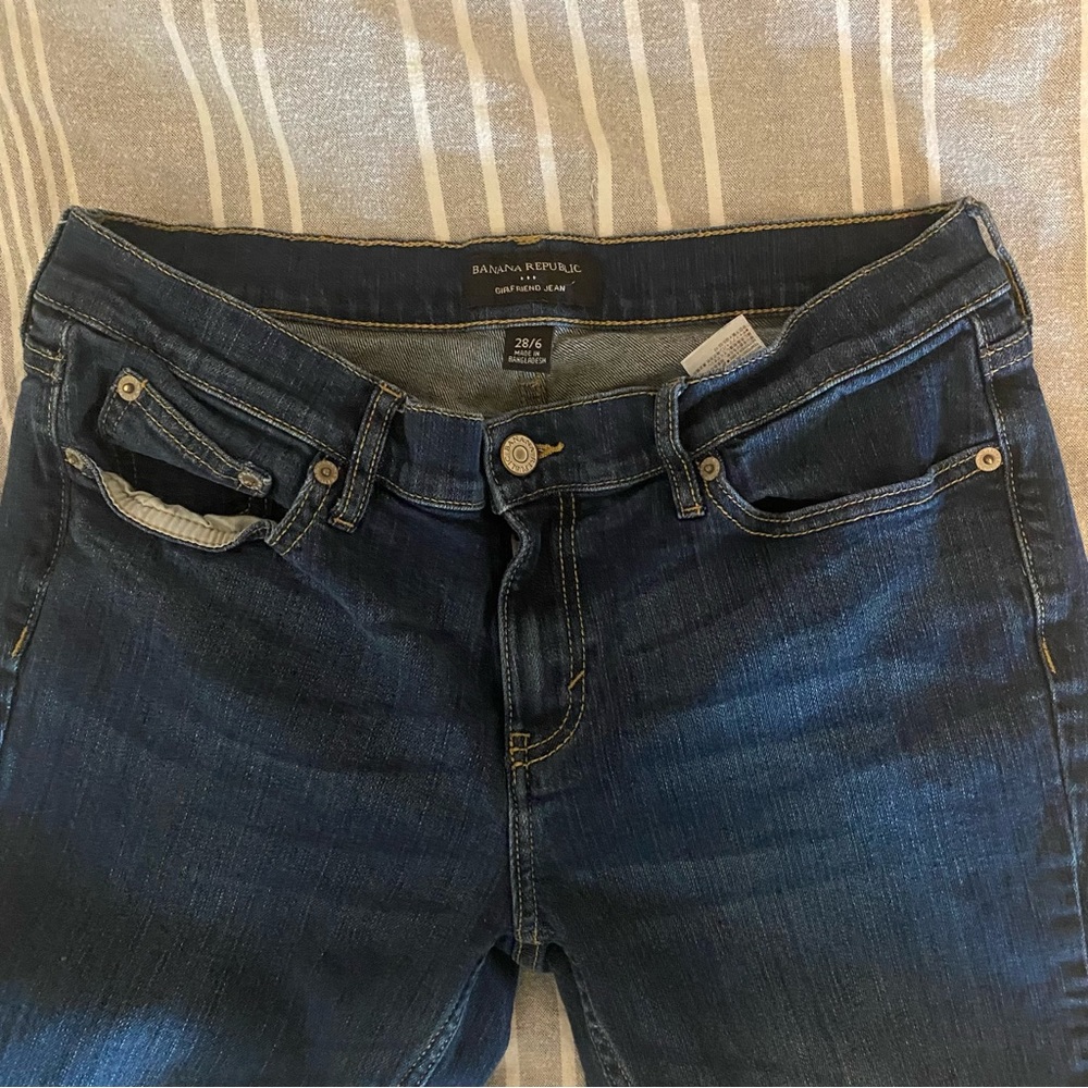 Banana Republic Girlfriend Jean Size 28/6 - Picture 3 of 5